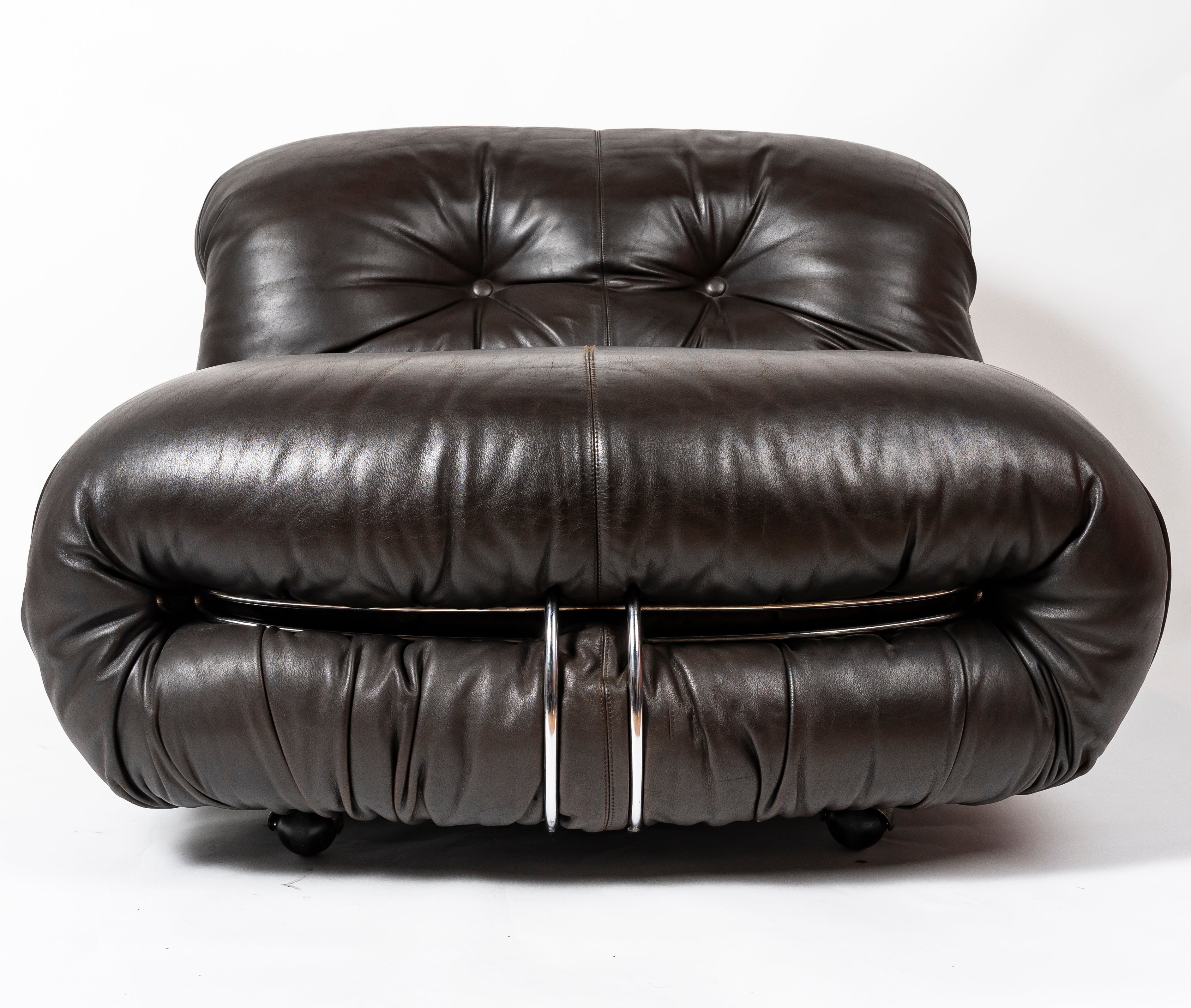 Fauteuil « Soriana » par Afra et Tobia Scarpa pour Cassina, C. 1970