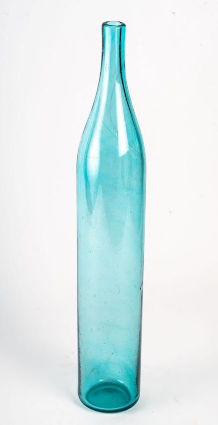 Grande bouteille en verre soufflé Claude Morin pour Dieulefit