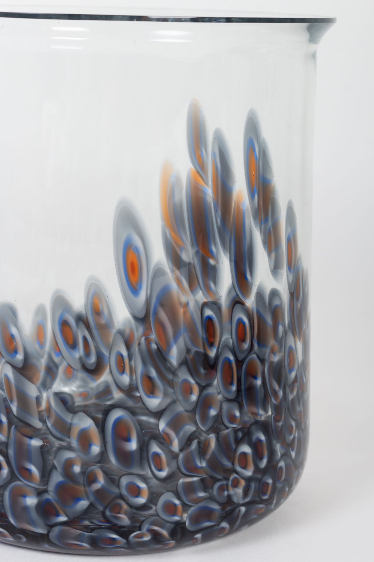 Suite de quatre pièces en verre « Neverrino » de Gae Aulenti (1927-2012)