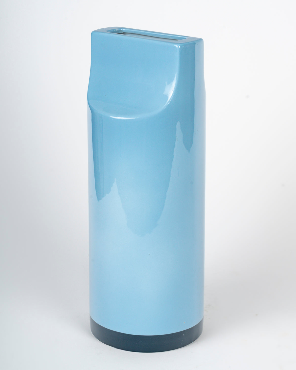 Paire de vases Sifflet d'Ettore Sottsass pour Habitat – petit vase – Galerie 90
