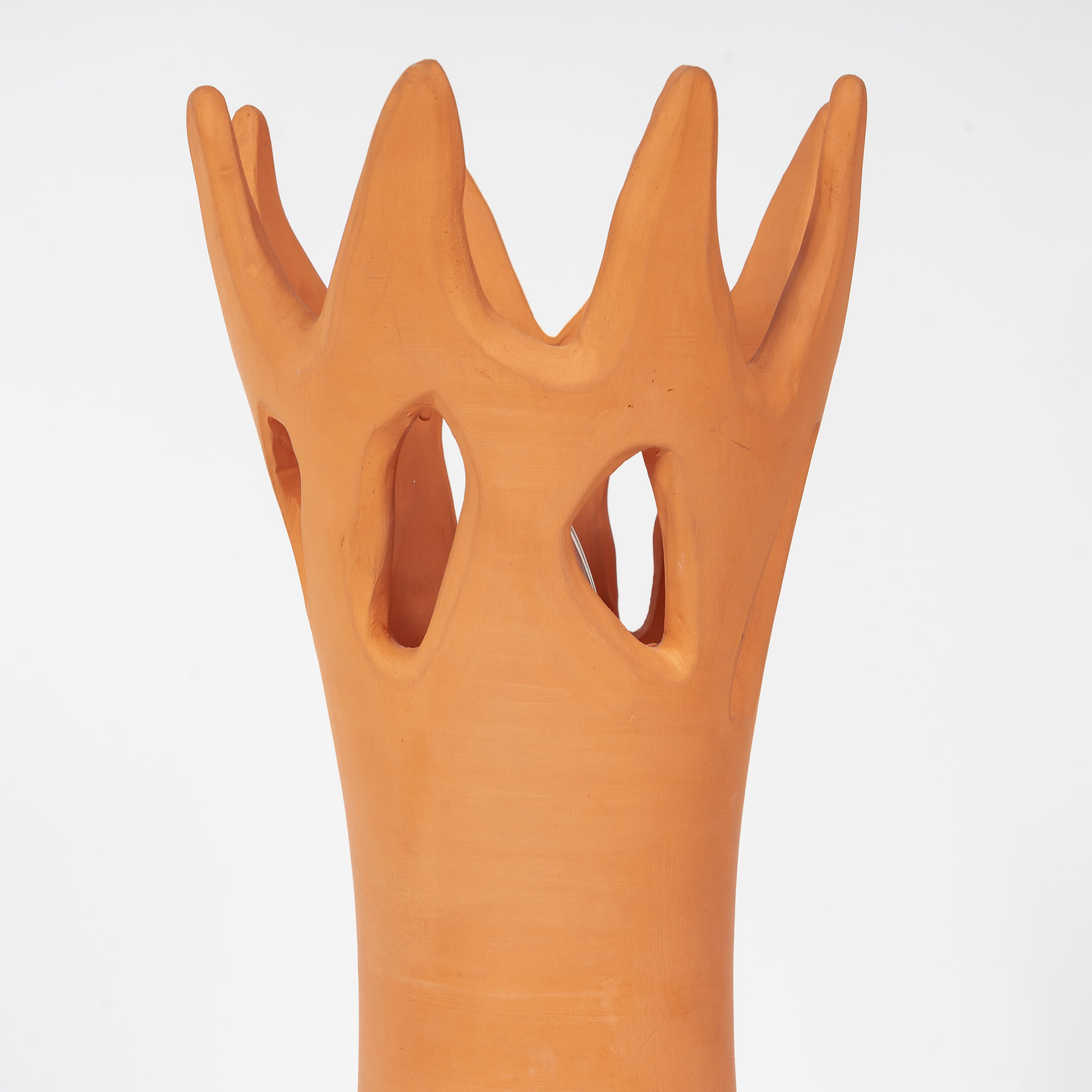 Lampe Soeur Anne de Jacques Jarriges – détail de l'argile – Galerie 90