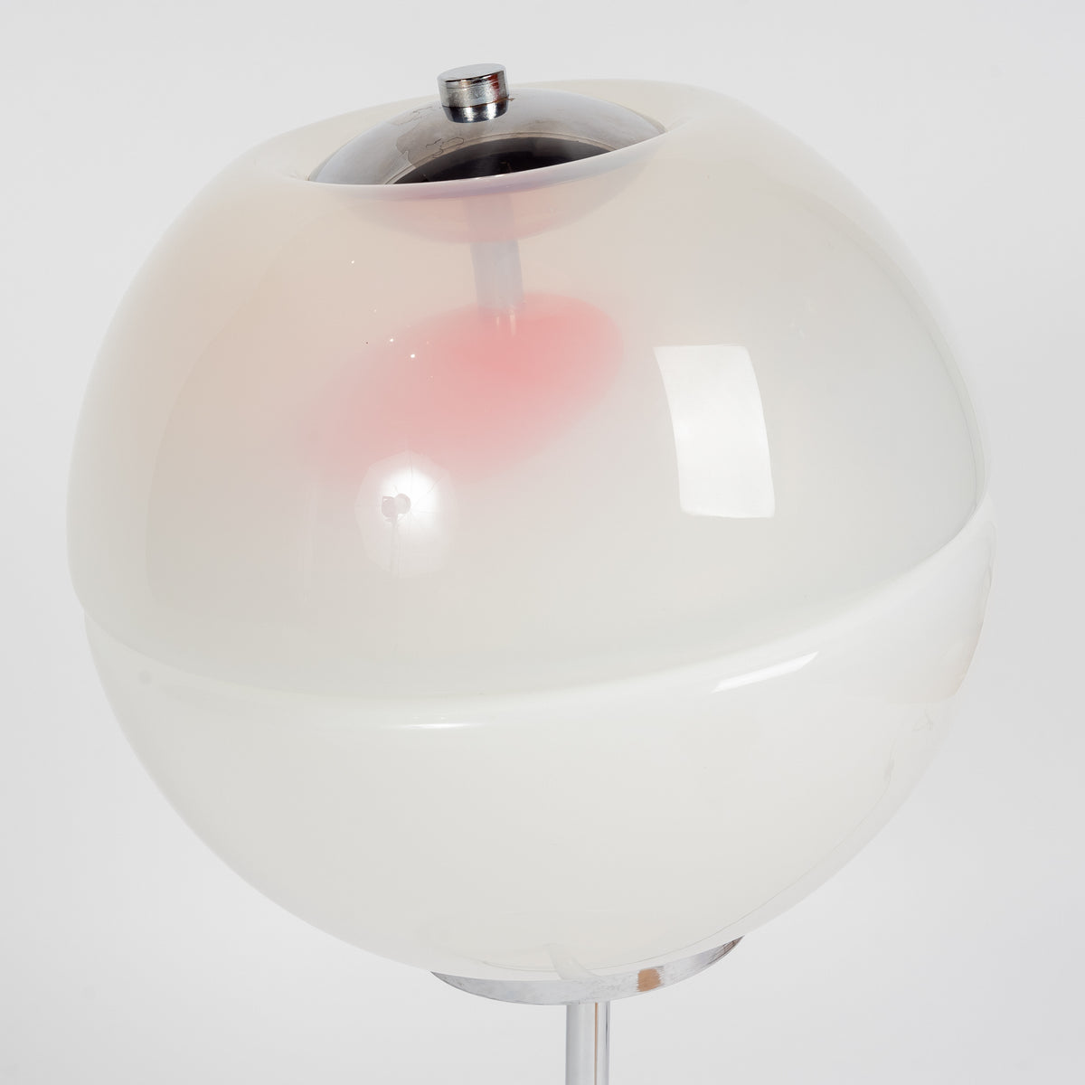 Lampe italienne en verre de Murano – détail du verre – Galerie 90