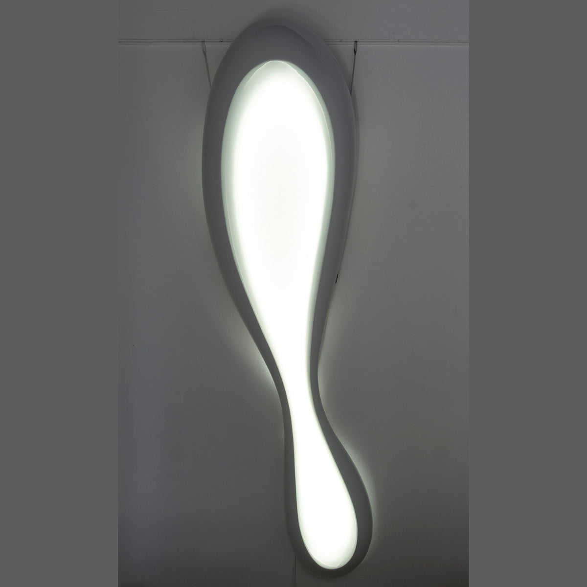 Applique goutte de Cedrimartini, Vicence, fibre de verre, 220 cm — allumée, autre cadrage