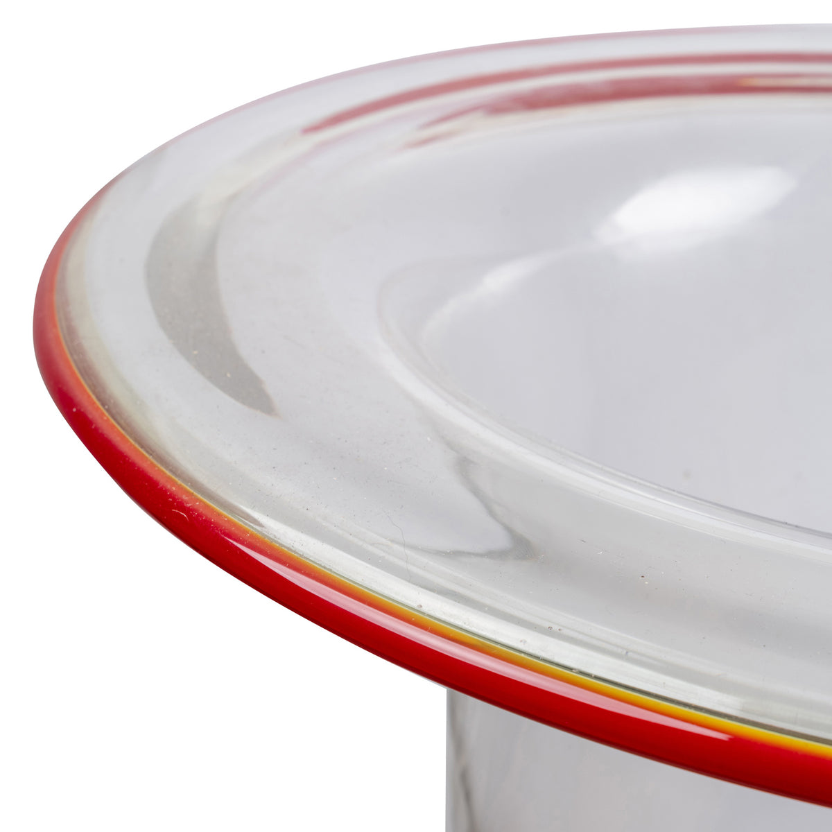 Vase « Chiclos » de Renato Toso pour Leucos, c.1970 – filet rouge du col – Galerie 90