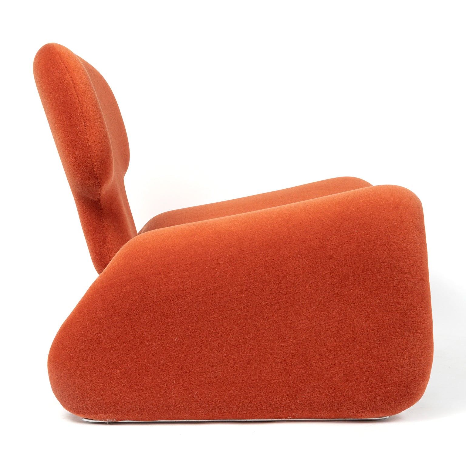 Fauteuil « Djinn » d'Olivier Mourgue pour Airborne, 1965 – profil, hauteur d'assise – Galerie 90