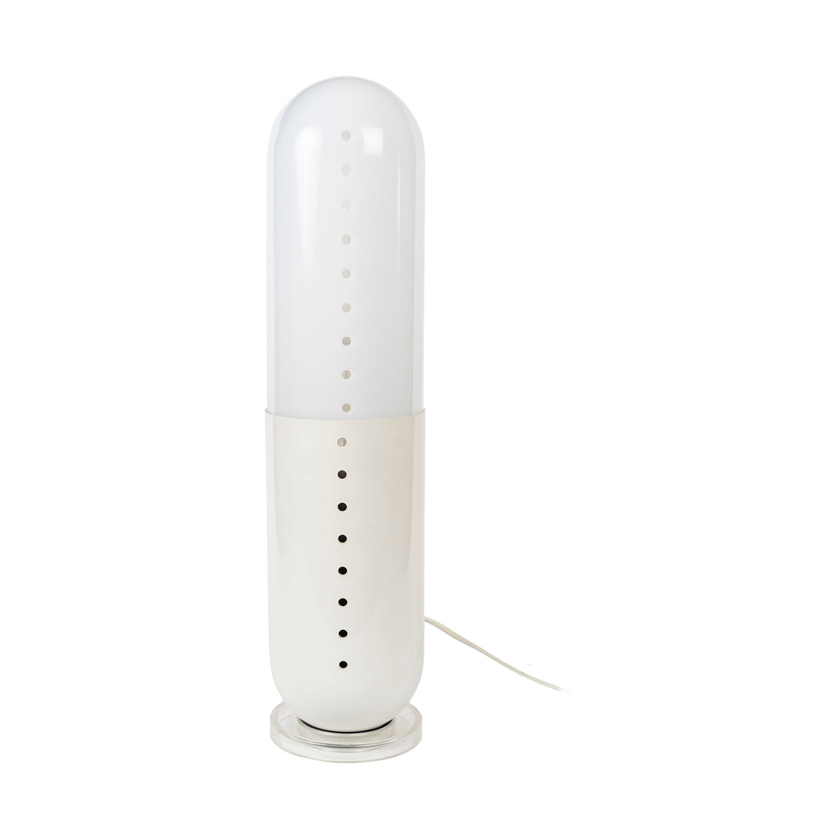 Lampe Pillola de Casati et Ponzio, ABS moulé, 1968 — dressée
