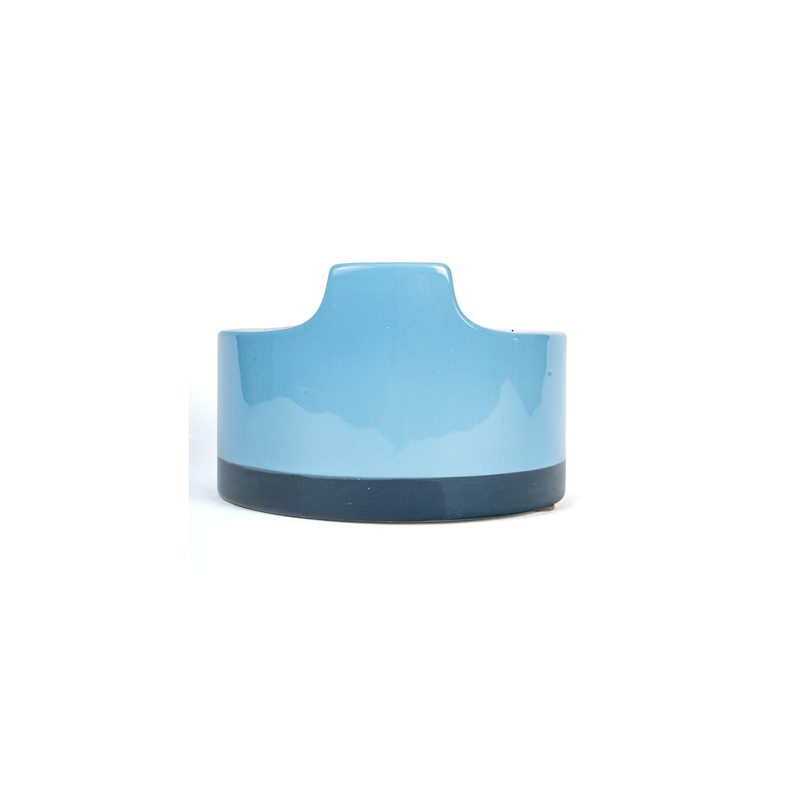 Paire de vases « Sifflet » d'Ettore Sottsass pour Habitat, 2000 – petit vase, dos – Galerie 90