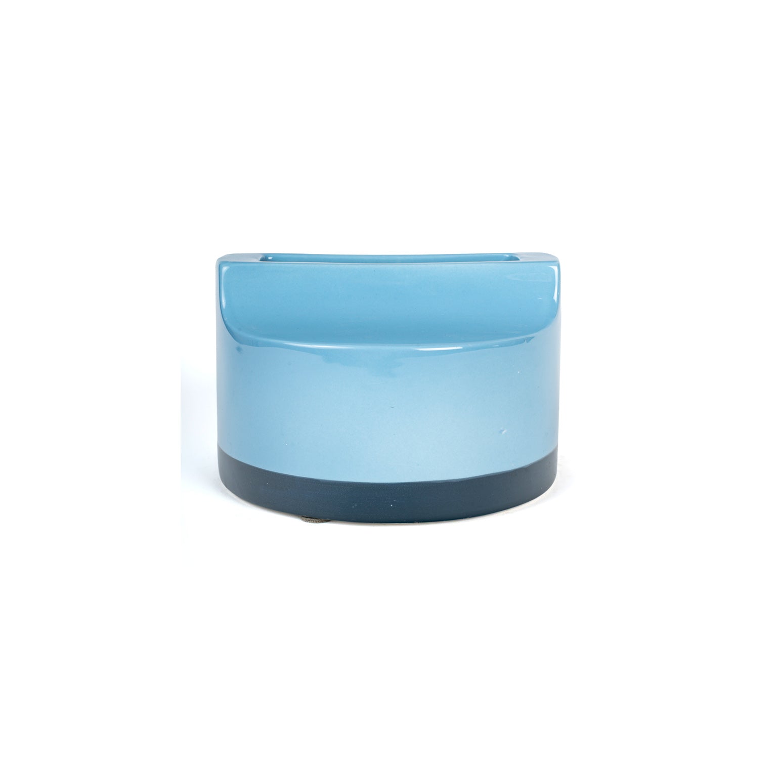 Paire de vases « Sifflet » d'Ettore Sottsass pour Habitat, 2000 – petit vase, profil – Galerie 90