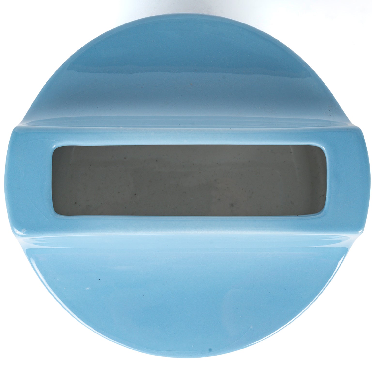 Paire de vases « Sifflet » d'Ettore Sottsass pour Habitat, 2000 – ouverture rectangulaire vue de dessus – Galerie 90