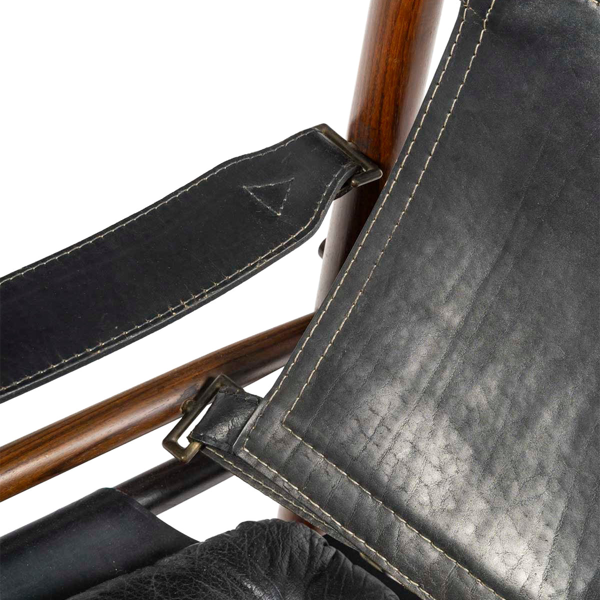 Paire de fauteuils « Sirocco » d'Arne Norell, 1960 – patine du cuir du dossier – Galerie 90