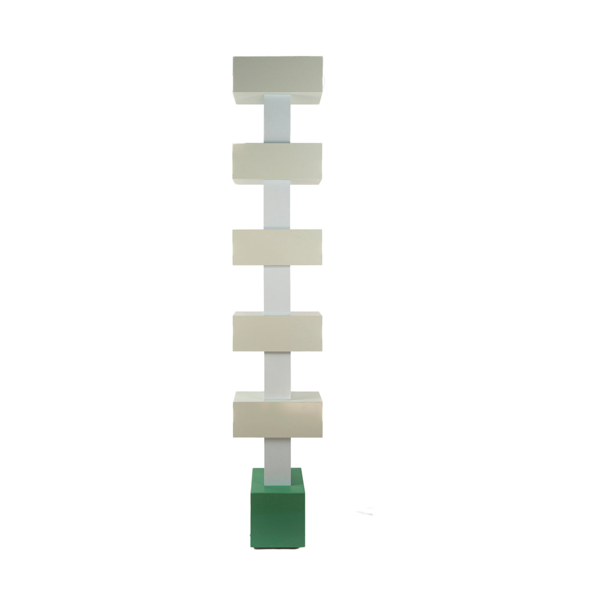 Totem lumineux en acier laqué, Italie, 1990 — un totem entier